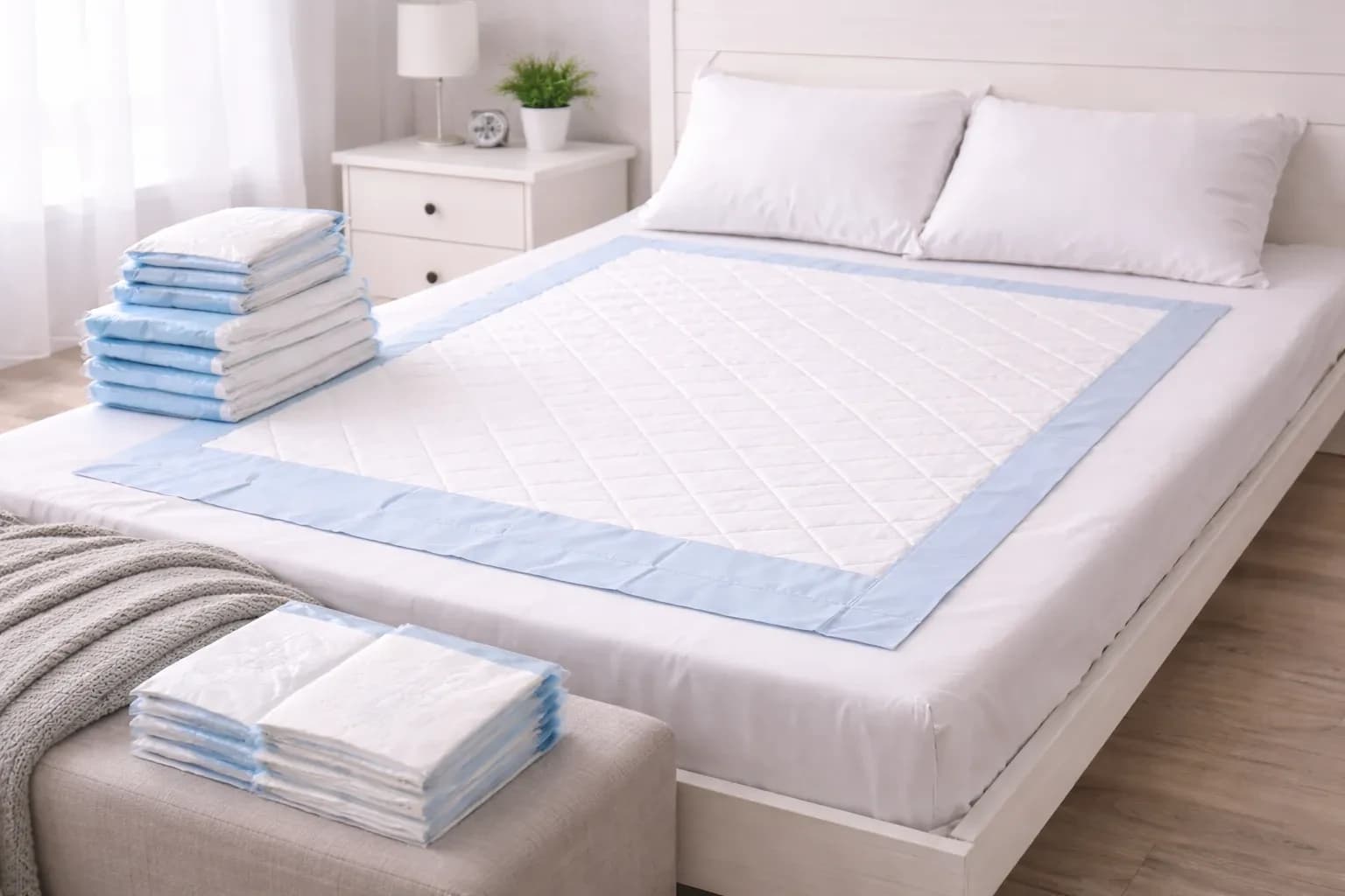 Podkłady chłonne na łóżko