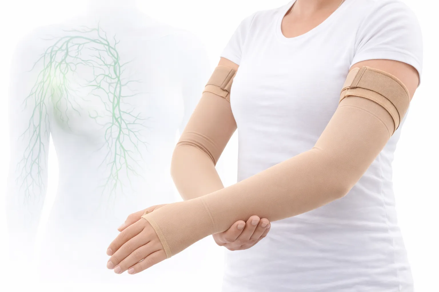 Rękawy kompresyjne po mastektomii