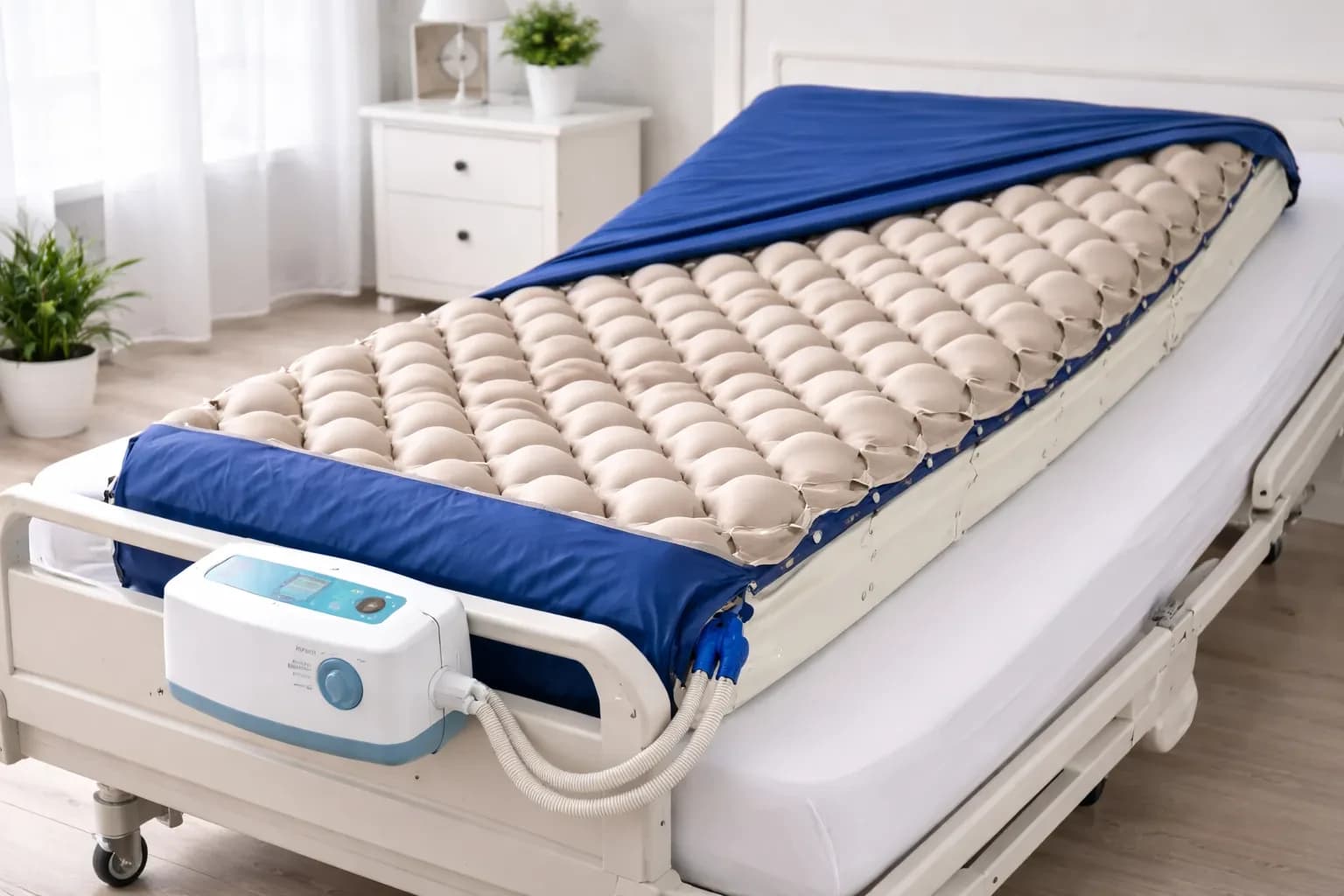 Materac przeciwodleżynowy zmiennociśnieniowy